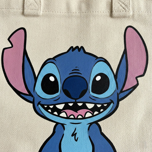 Tote Bag Stitch – Disney Pintada a Mano y Exclusiva