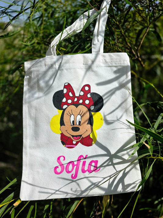 Tote Bag Minnie Mouse – Disney Pintada a Mano y Exclusiva