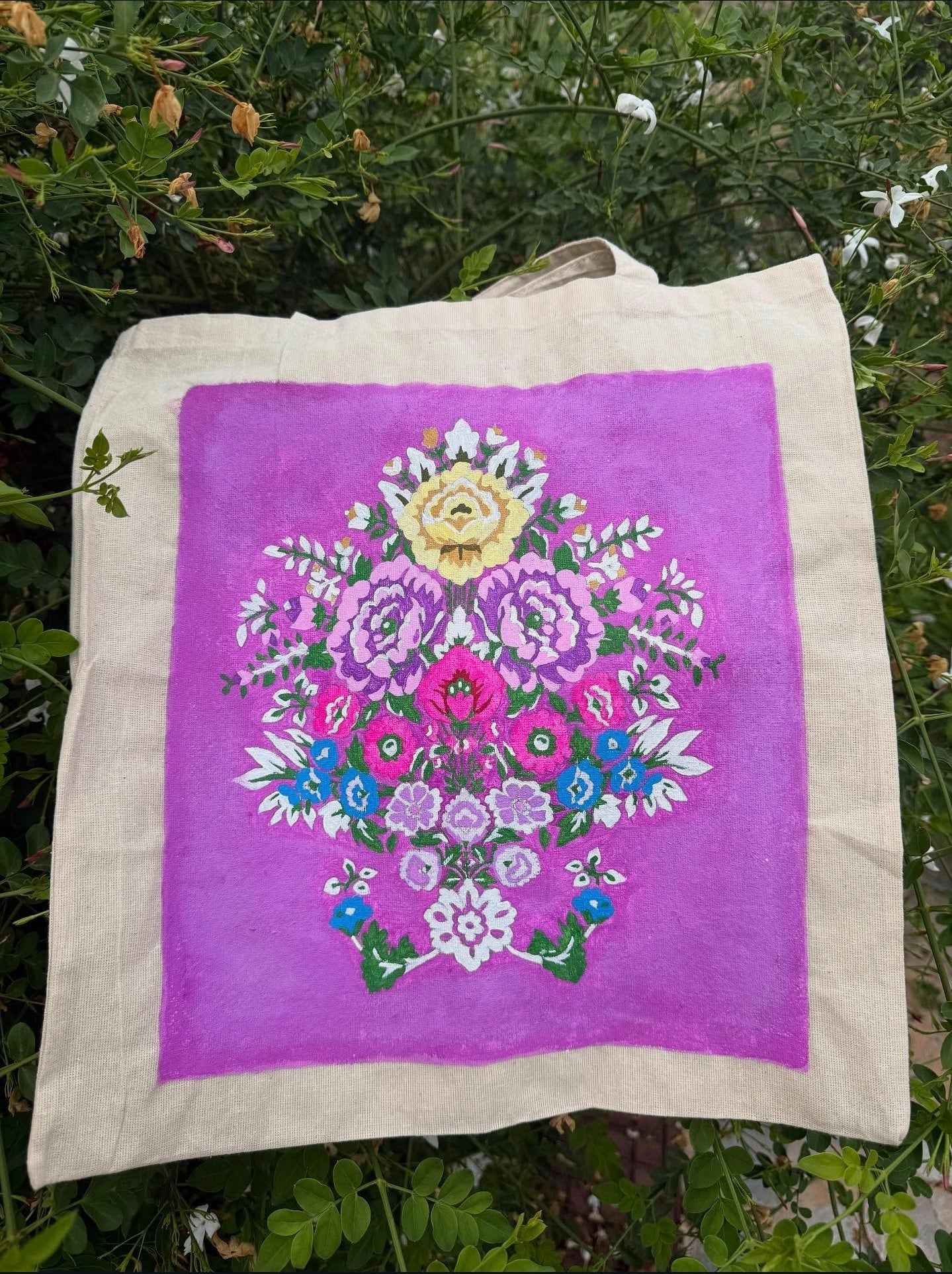 Totebag “Jardín en Tela” – Hecha a Mano y Personalizable (Copia)