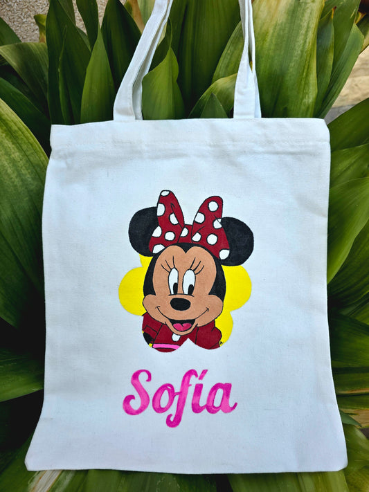 Tote Bag Minnie Mouse – Disney Pintada a Mano y Exclusiva